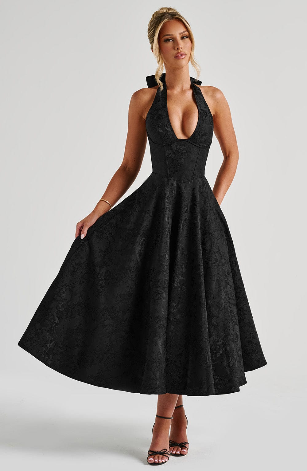 ALMIRA - SWEETHEART VINTAGE MIDI DRESS