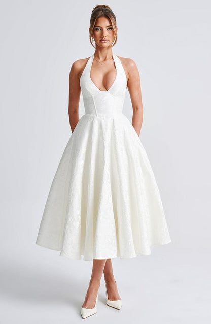 ALMIRA - SWEETHEART VINTAGE MIDI DRESS