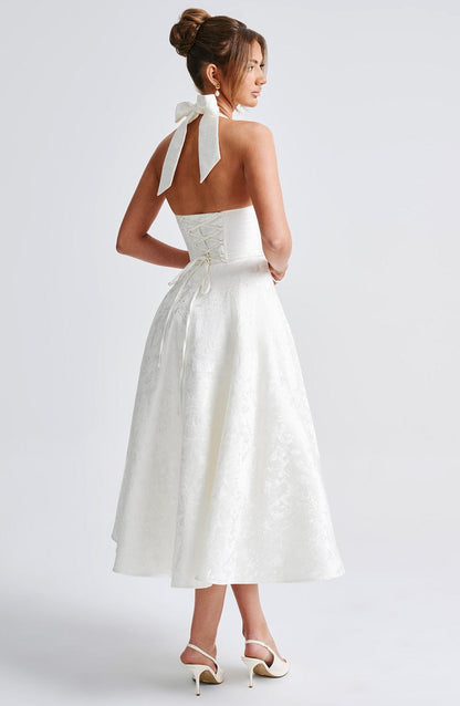 ALMIRA - SWEETHEART VINTAGE MIDI DRESS
