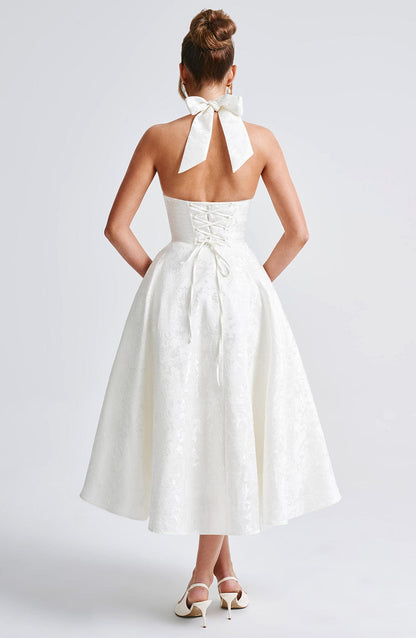 ALMIRA - SWEETHEART VINTAGE MIDI DRESS