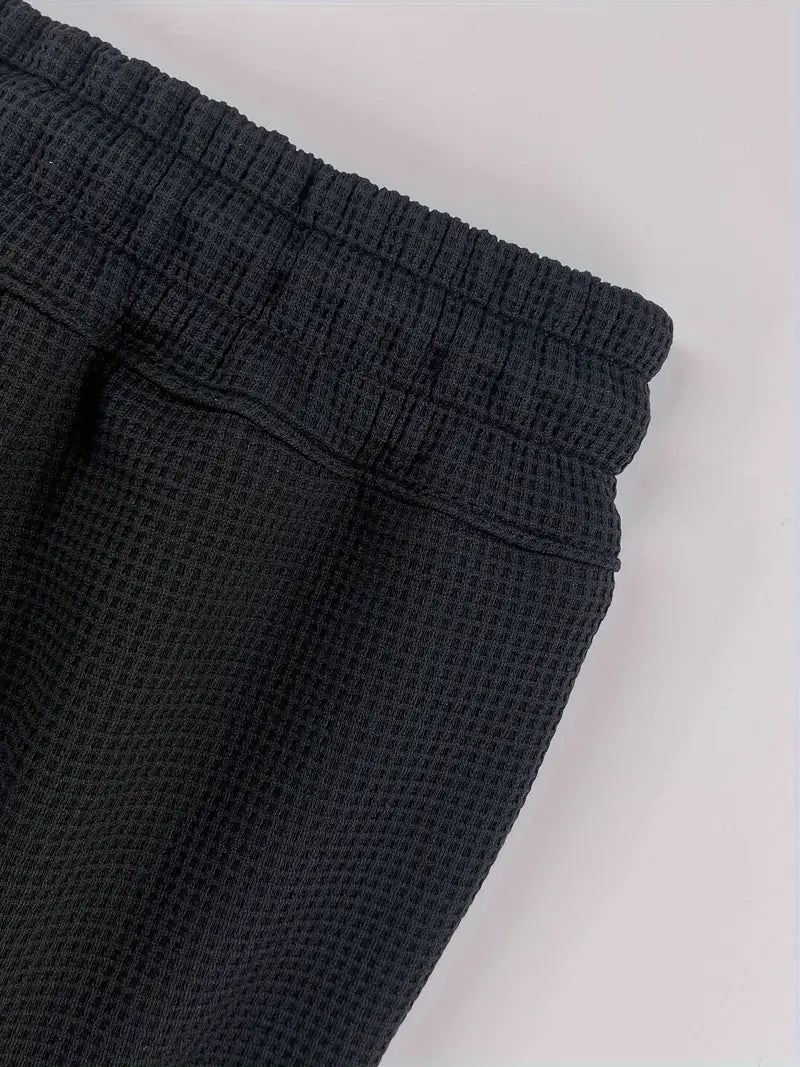 MARCUS – TEXTURED RELAXED-FIT LOUNGE PANTS