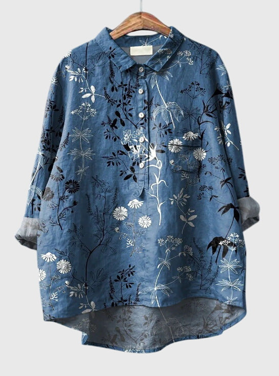 Kate™ | Vintage Floral Blouse