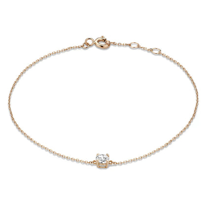 Dalynette | Bracelet with Moissanite Stones 14k Gold