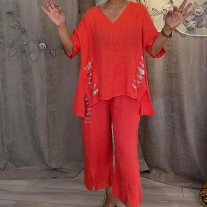AALIYAH - BALI STYLE LINEN OUTFIT SET