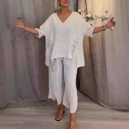 AALIYAH - BALI STYLE LINEN OUTFIT SET