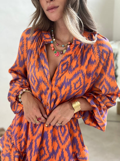 ARLETTE - PRINTED CHIC SUMMER DRESS