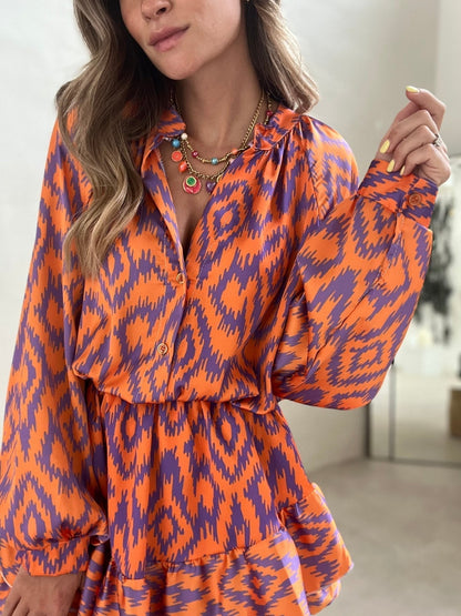 ARLETTE - PRINTED CHIC SUMMER DRESS