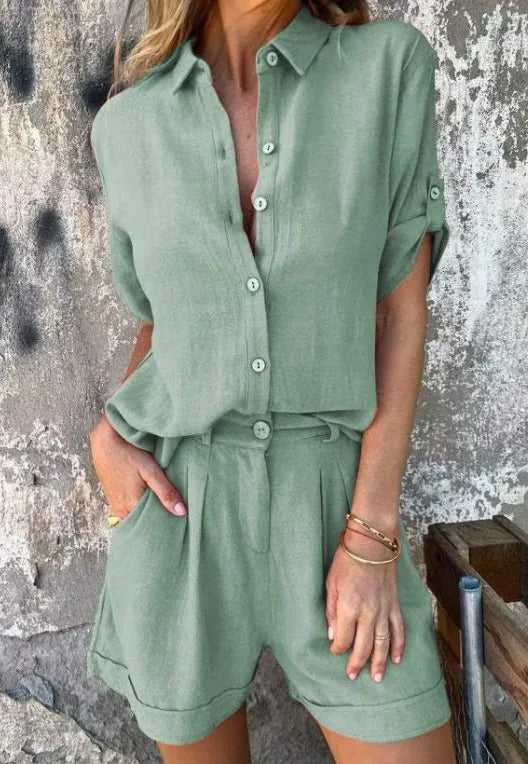 ABEGAIL -  RELAXED SUMMER SHORT SET