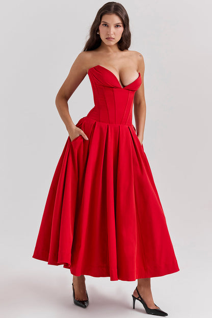BETHY - CLASSIC BLACK PARTY DRESS