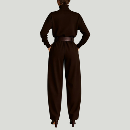 JULIET -Turtleneck & Straight Leg Pants Set