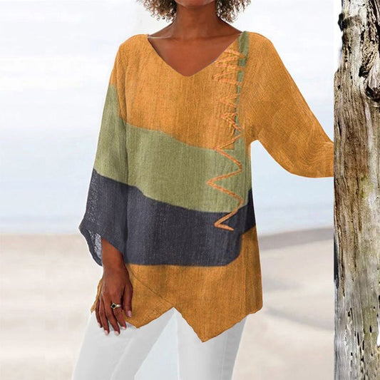 AILYN – VIBRANT WOMEN’S PRINT TOP